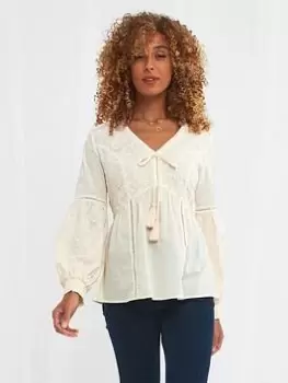 Image of Joe Browns All In The Details Top -winter White, Size 16, Women