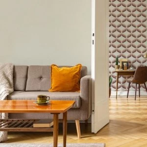 Image of Fresco Natural Fresca Plain Textured Wallpaper