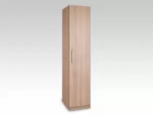 Image of Harmony Holborn Oak 1 Door Single Wardrobe Flat Packed