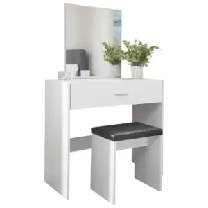 Image of Ottawa Dressing Table and Stool Set White