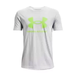 Image of Under Armour UA Sportstyle Logo Short Sleeve - Grey