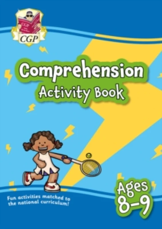 Image of CGP Books English Comprehension Activity Book for Ages 8-9 (Year 4) Paperback Multi