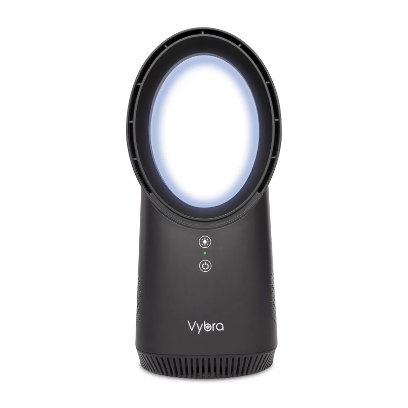 Image of Vybra Solo Rechargeable Bladeless and Cordless Desktop Fan Black