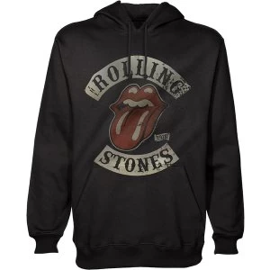 Image of The Rolling Stones - 1978 Tour Unisex Medium Pullover Hoodie - Black