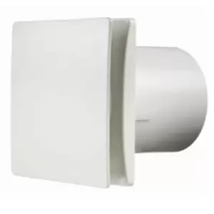 Image of Manrose 100mm (4inch.) Bathroom Extractror Fan with Integral Timer - DECO100TW