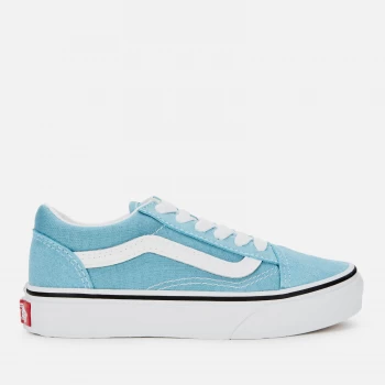 Image of Vans Kids Old Skool Trainers - Delphinium Blue - UK 10 Kids