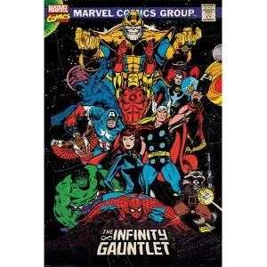 Image of Marvel Retro - The Infinity Gauntlet Maxi Poster