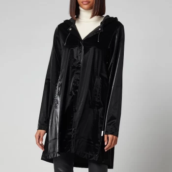 Image of Rains A-Line Jacket - Velvet Black - S/M
