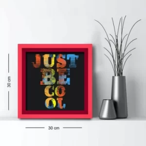 Image of 3030AHS-066 Multicolor Decorative Framed MDF Painting