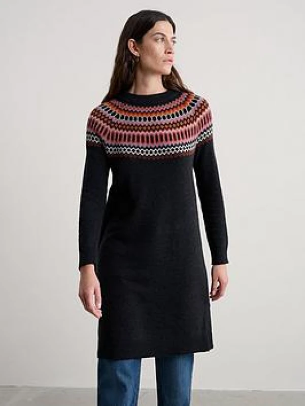 Image of Seasalt Seasalt Cornwall Bird Ring Dress Purple Multi-Coloured - Seasalt - Size: 18 Purple Multi-Coloured Female 18 PV67306