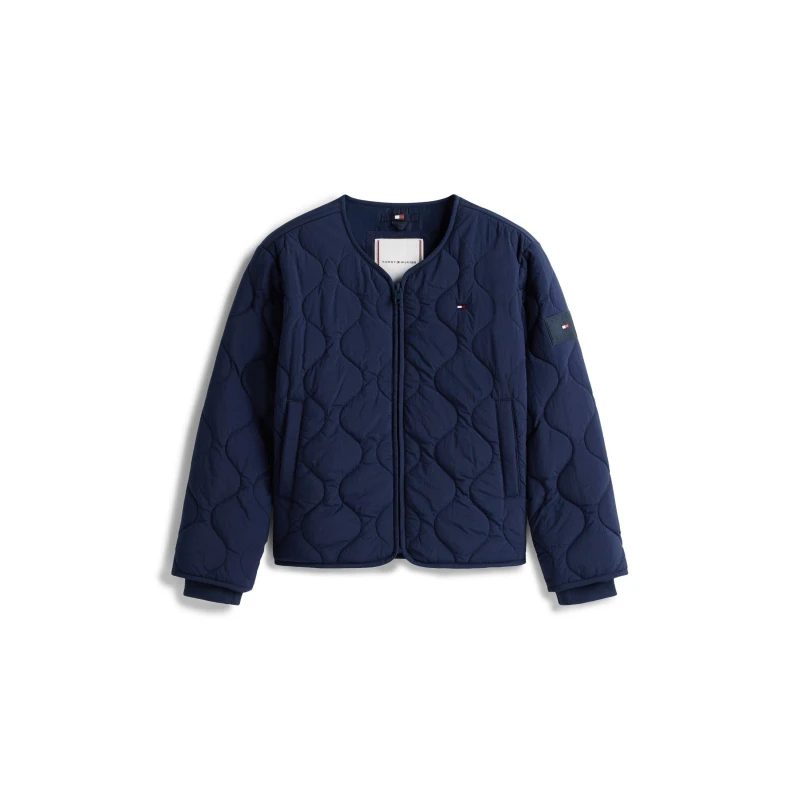 Image of Tommy Hilfiger Kids Quilted Jacket Night Navy C1G female 12Y