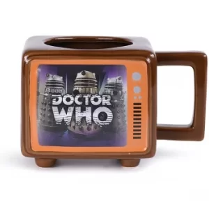 Image of Doctor Who Hiding Behind The Sofa Mug 17 oz Heat Changing Mug