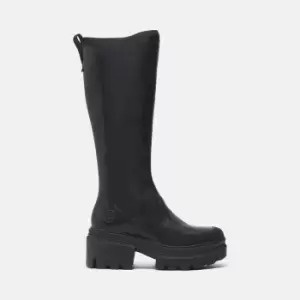 Image of Timberland Everleigh Tall Boot For Her In Black Black, Size 7