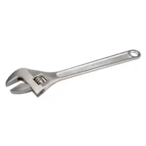 Image of Silverline Adjustable Wrench Length 450mm - Jaw 50mm WR55