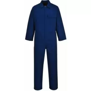 Image of Portwest - C030 - Navy Sz M Regular CE Safe-Welder Coverall Boiler Suit Overall