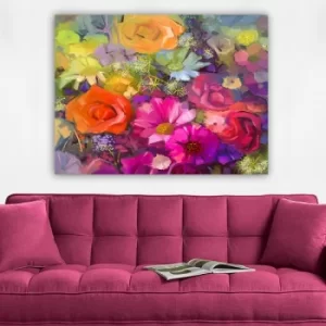 Image of 282842702_70100 Multicolor Decorative Canvas Painting