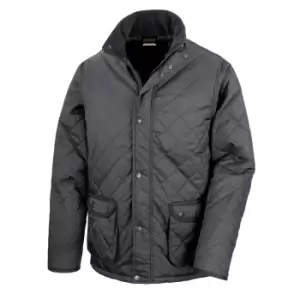 Image of Result Mens Urban Cheltenham Water Repellent Jacket (M) (Black)