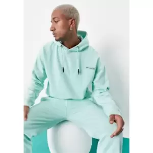 Image of Mennace Badge Hoodie - Blue