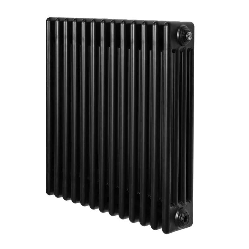 Image of Monstershop Traditional 4 Column Radiator - 600 x 605mm - Black Unisex