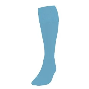 Image of Precision Plain Football Socks Sky UK Size J12-2