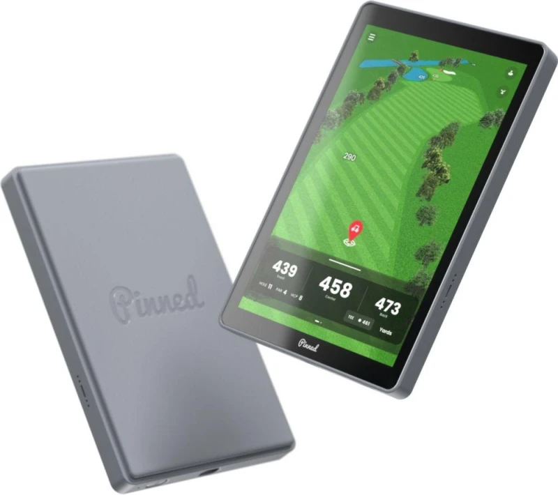 Image of PINNED The Caddie GPS Golf Tablet - Black 051497483975