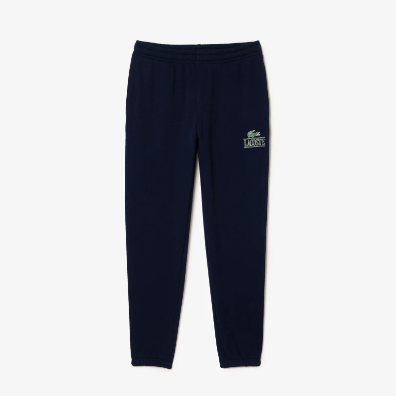 Image of Lacoste Mens Closed Hem Woven Tracksuit Joggers Navy Blue male 2XL