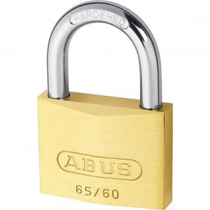 Image of Abus 65 Series Compact Brass Padlock 60mm Standard