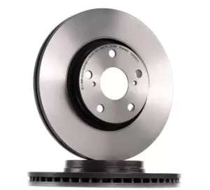 Image of BREMBO Brake disc TOYOTA 09.B043.11 435120F030 Brake rotor,Brake discs,Brake rotors