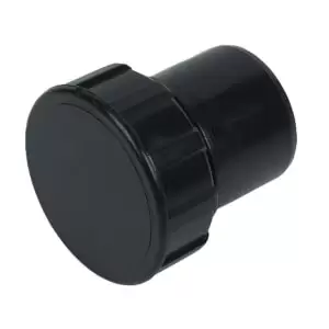 Image of FloPlast WS30B Solvent Weld Waste Access Cap - Black 32mm