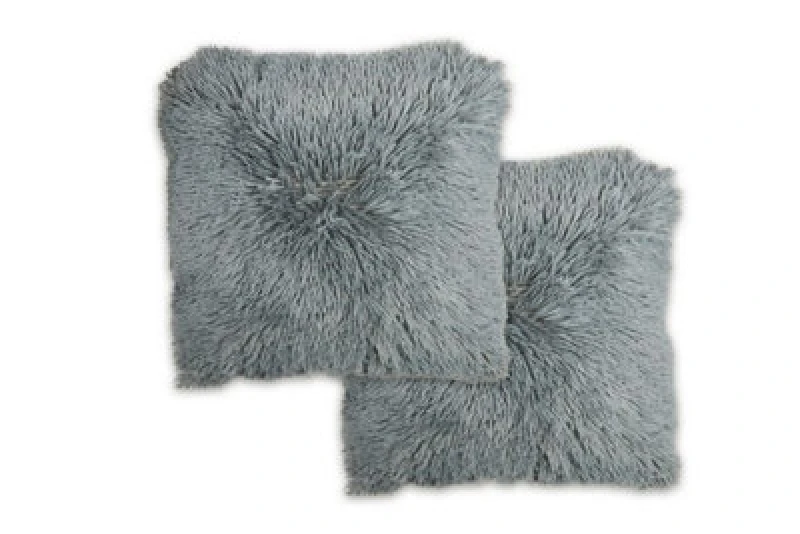 Image of Teddy Cushion Cover In Silver Grey