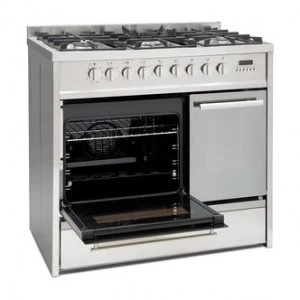 Image of Montpellier MRT91DFMX Double Oven Dual Fuel Range Cooker