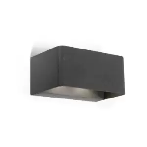 Image of Wilson Outdoor LED Up Down Wall Light Urban Grey 1710lm 3000K IP65