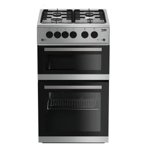 Image of Beko KDVG592S Double Oven Gas Cooker