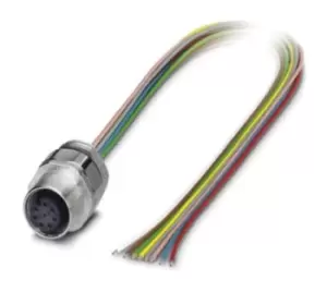 Image of Phoenix Contact M12 8-Pin Cable Assembly, 3m Cable