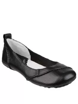 Image of Hush Puppies Janessa Ballerina Pumps - Black, Size 7, Women