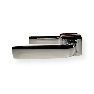 Image of LocksOnline Sun Lever Door Handle on Square Rosette