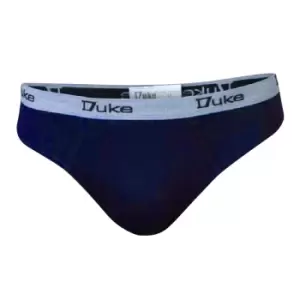 Image of Duke London Mens Kingsize Cotton Jersey Briefs (Pack Of 3) (2XL) (Black/Grey/Navy)