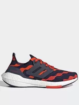 Image of adidas Ultraboost 22 X Marimekko Shoes, Red/Blue, Size 4, Women