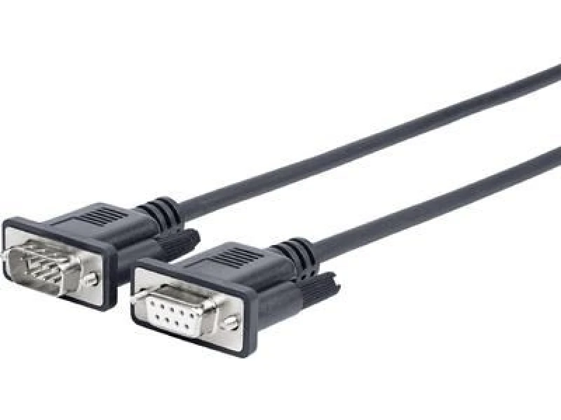 Image of Vivolink PRORS5 serial cable Black 5m RS-232