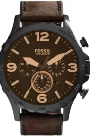 Image of Mens Fossil Nate Chronograph Watch JR1487