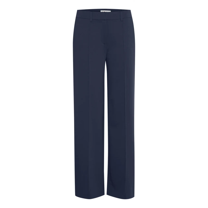 Image of Ichi Womens wide-leg Trousers Ichi Kate Bleu Female S