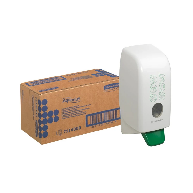 Image of Aquarius Aquarius Hand Moisturiser Dispenser 1 Litre White 7134 7134