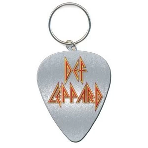 Image of Def Leppard - Logo Pick Keychain
