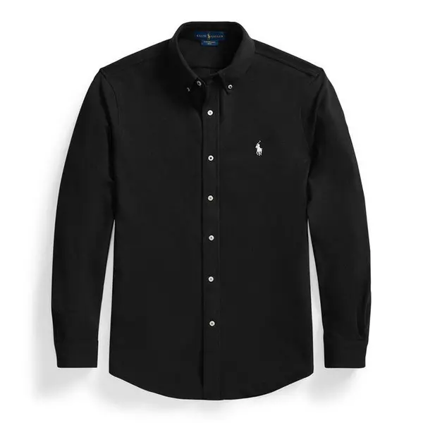 Image of Polo Ralph Lauren Pique Shirt - Black S