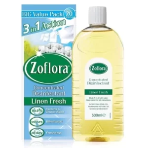 Image of Zoflora Disinfectant 500ml Linen Fresh
