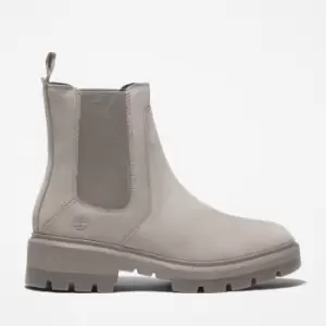 Image of Timberland Cortina Valley Chelsea Boot For Her In Grey Beige, Size 4