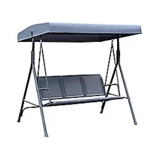 Image of Outsunny Swing Chair 100110-062 Terylene Fabric Olive Grey