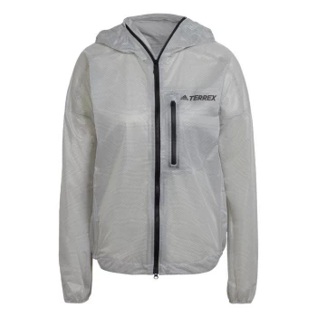 Image of adidas Terrex Agravic 2.5-Layer Rain Jacket Womens - Cream