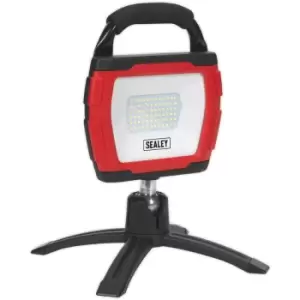 Image of Rechargeable Portable Floodlight - 360 Degree Swivel - 36W SMD LED - Red