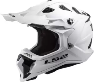 Image of LS2 MX700 Subverter Evo Motocross Helmet, white Size M white, Size M